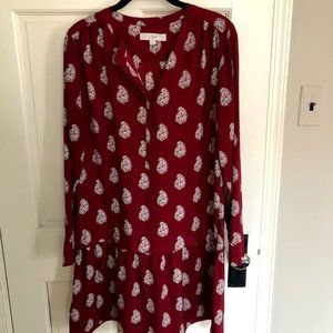 Ann Taylor LOFT Drop-Waist Dress - M